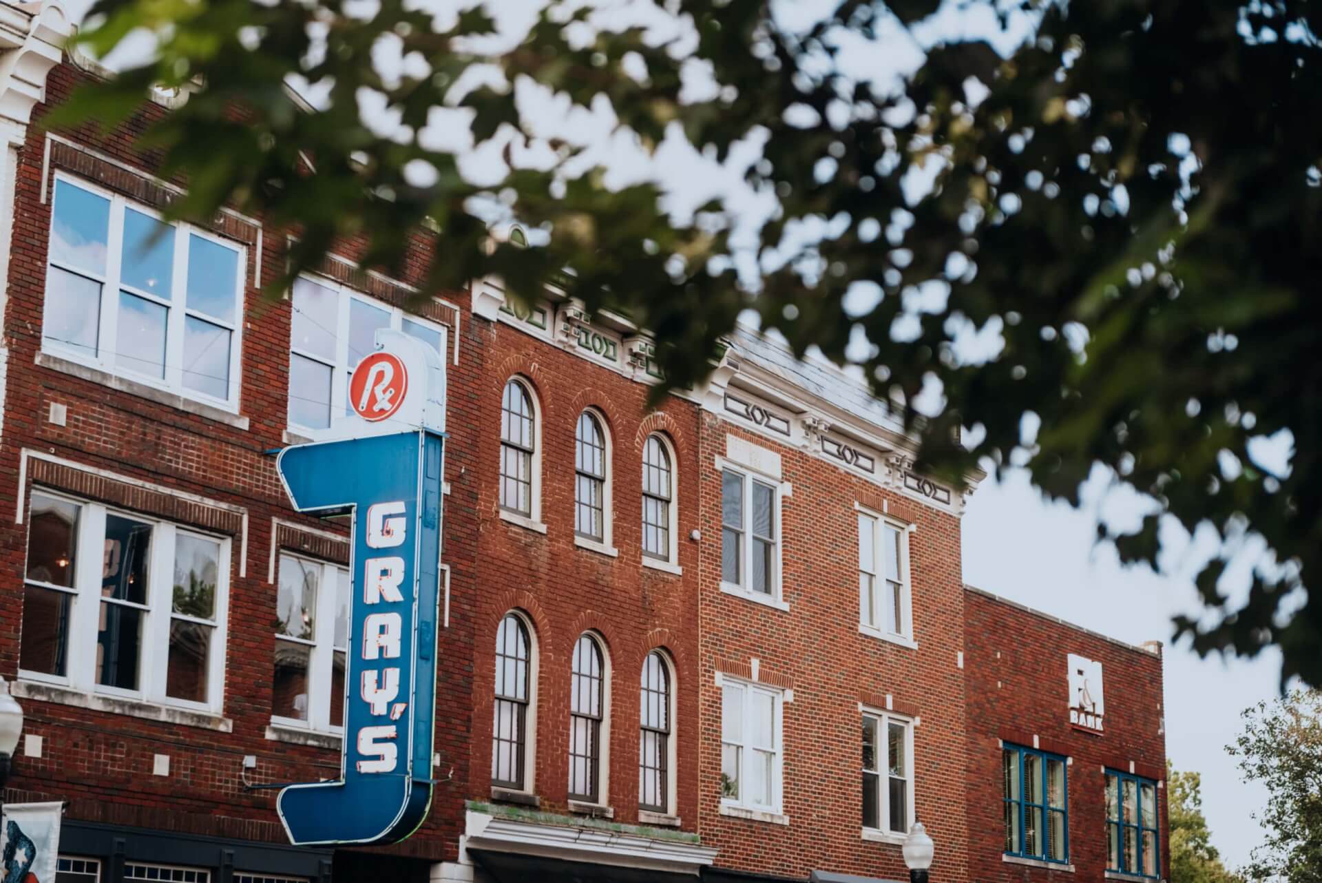 Historic Main Street in downtown Franklin, Tennessee