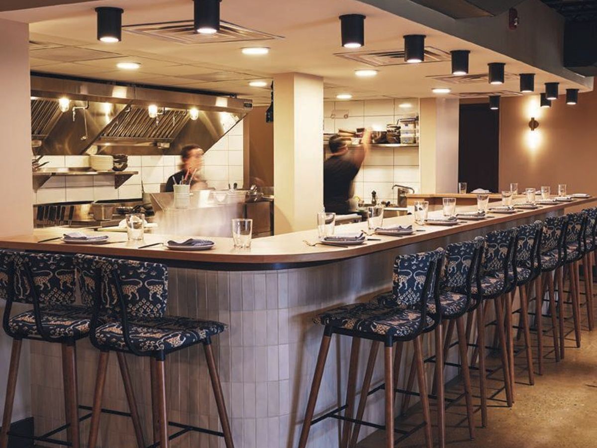 Chef counter inside Iggy’s in Wedgewood-Houston