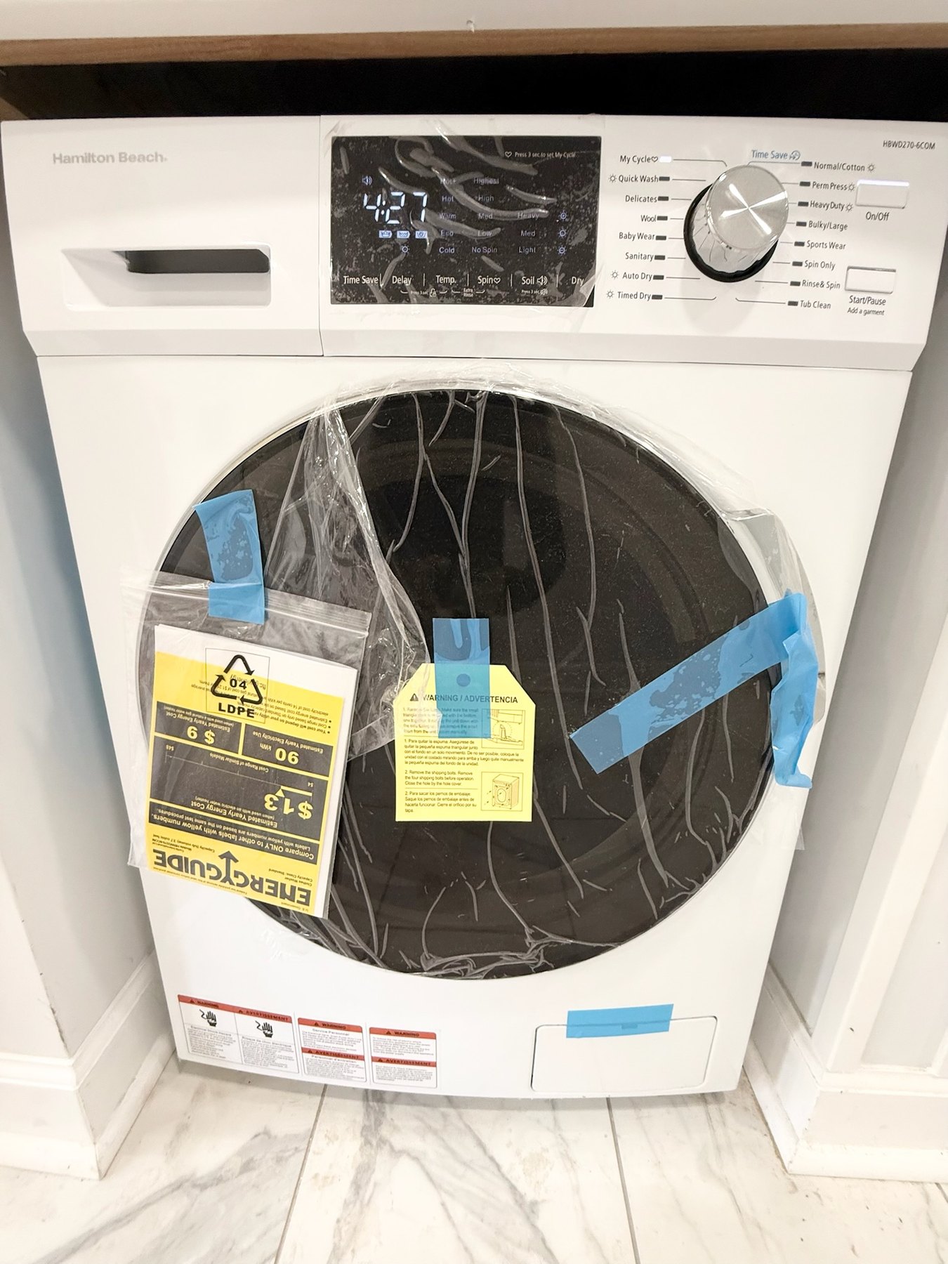 Washer and dryer at Stonegate Studio